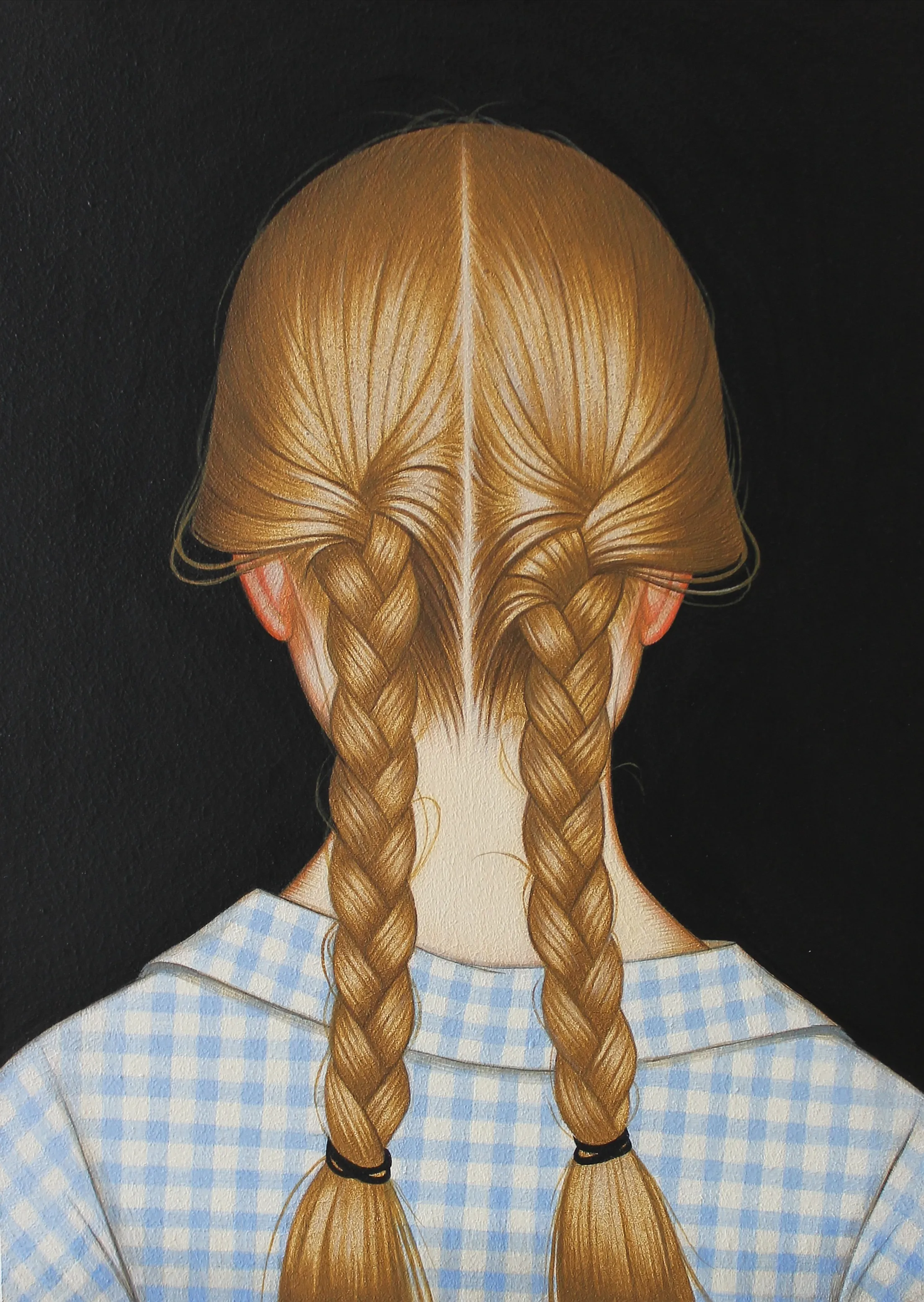 Image of "Mary Lou" by Inna Vodostavska, size: 35x25cm, Painting medium, part of the Portraits series