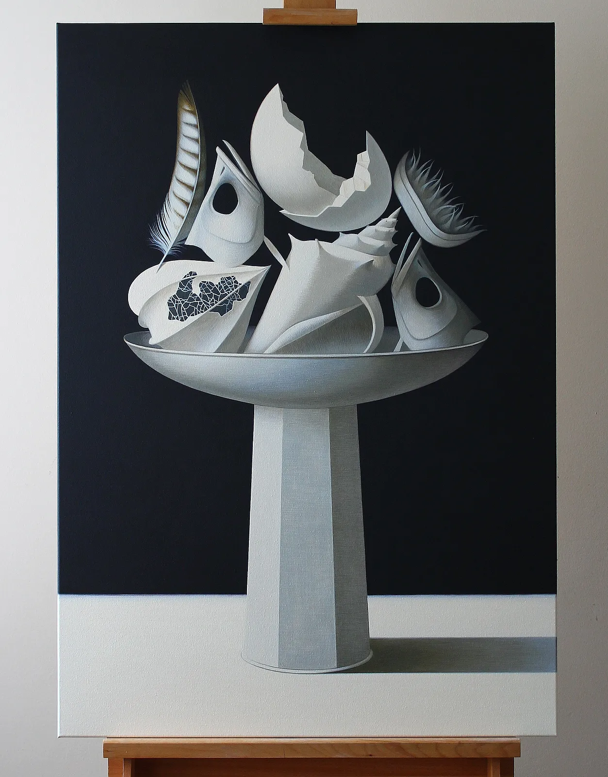 Image of "NATURE MORTE" by Inna Vodostavska, size: 100x70cm, Painting medium, part of the Still lifes series