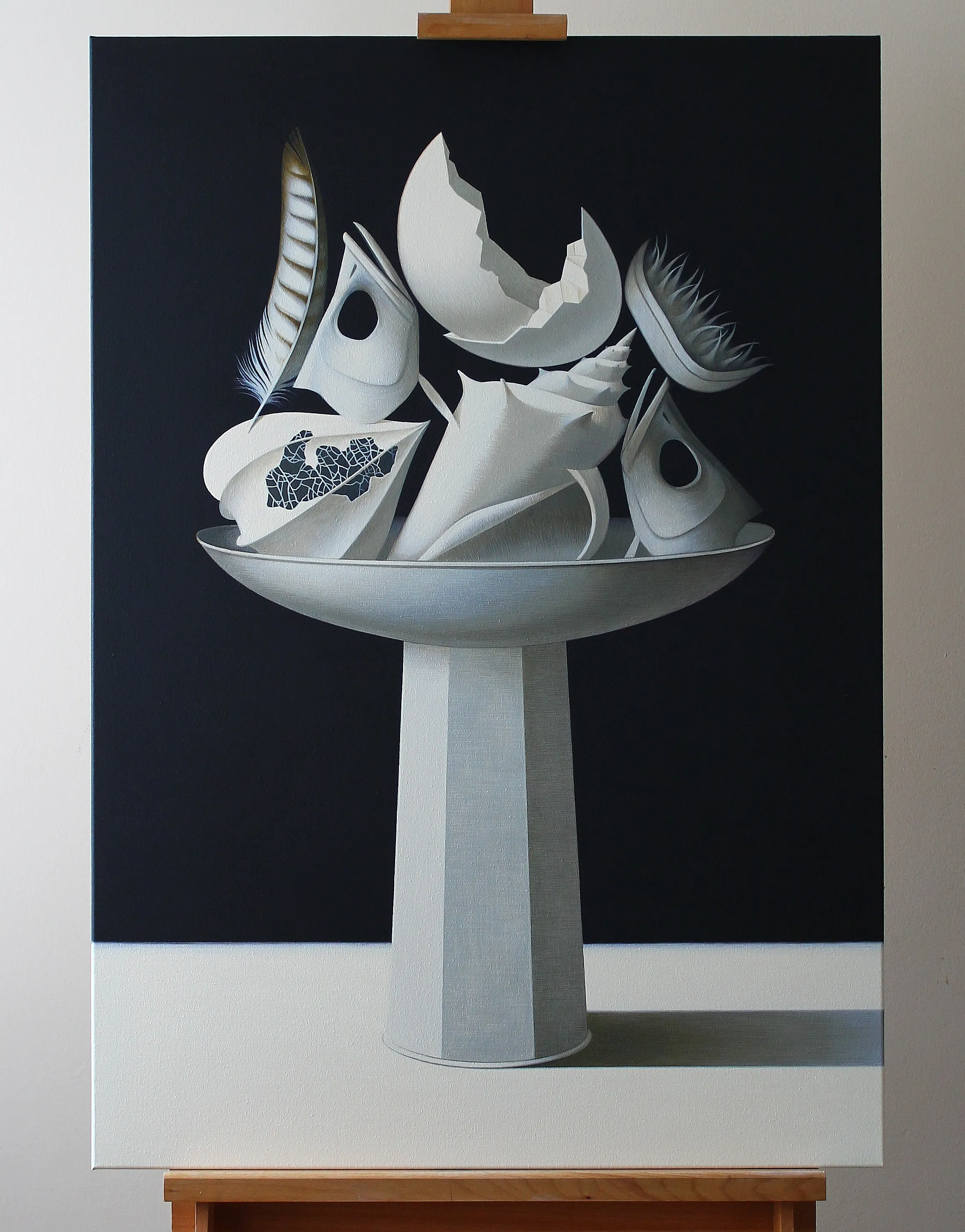Image of "NATURE MORTE" by Inna Vodostavska, size: 100x70cm, made of полотно, акрил, Painting medium, from Львів, part of the Still lifes series