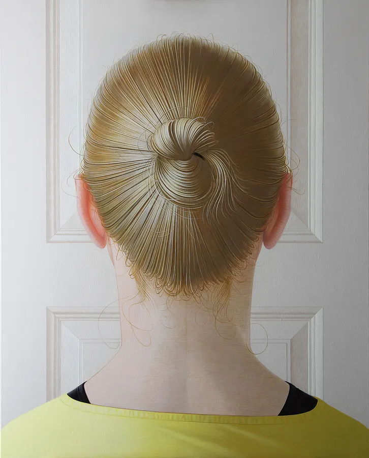 Image of Untitled by Inna Vodostavska, size: 100x80cm, Painting medium, part of the Portraits series